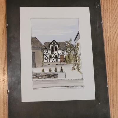 Lot 385: Signed Original Artwork 