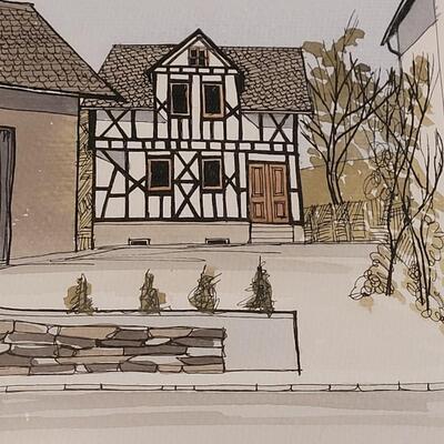 Lot 385: Signed Original Artwork 