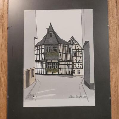 Lot 386: Original Signed Artwork