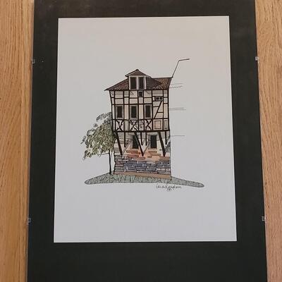 Lot 388: Original Signed Artwork 