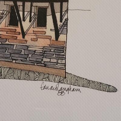 Lot 388: Original Signed Artwork 