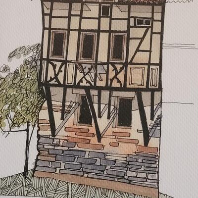 Lot 388: Original Signed Artwork 