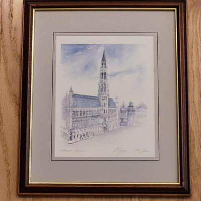 Lot 392: "Grand Place" by F. Gresser
