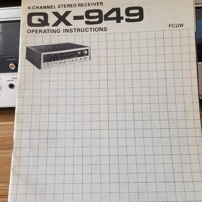 Lot 394: Pioneer 4 Channel Stereo Receiver QX-949 with Manual and Original Box
