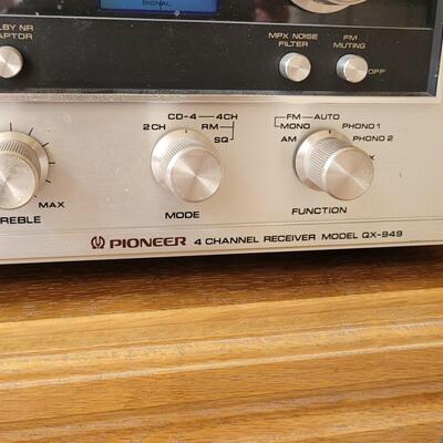Lot 394: Pioneer 4 Channel Stereo Receiver QX-949 with Manual and Original Box
