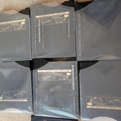Lot 396: Pioneer PD-M500 CD Player and CD Magazine Cartridges 