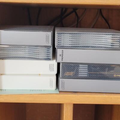 Lot 396: Pioneer PD-M500 CD Player and CD Magazine Cartridges 