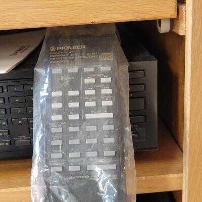 Lot 396: Pioneer PD-M500 CD Player and CD Magazine Cartridges 