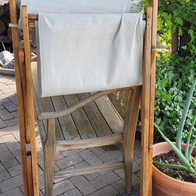 Lot 404: Teak Sling Chair