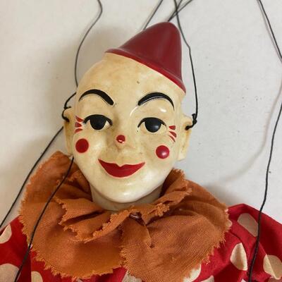 Vintage Tito the Clown Hazelle’s “Popular” Marionette In original box