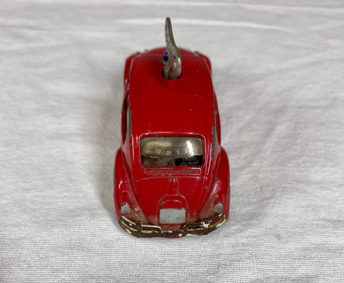 Schuco Red VW Beetle Toy Car Windup Volkswagen with Key