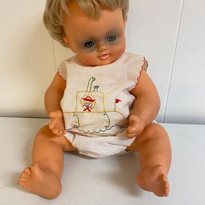 Clodrey baby doll made in France, vintage 22”