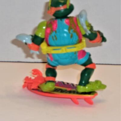 Vintage TMNT Playmate Toys 1990 Mike the Sewer Surfer Action Figure
