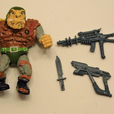 Vintage TMNT Playmate Toys 1989 General Tragg Action Figure
