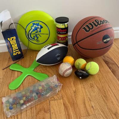 #157 Collection of Sporting Goods/Toys Lot of 12 