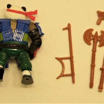 Vintage TMNT 1990 Panda Khan Action Figure