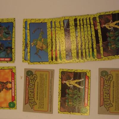 Vintage TMNT 1990 Trading Card Lot