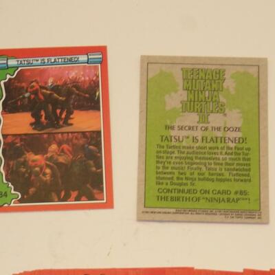 Vintage TMNT 1991 Topps Trading Cards Lot