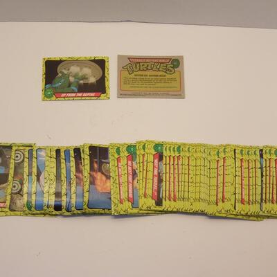 Vintage TMNT 1990 Trading Card Lot