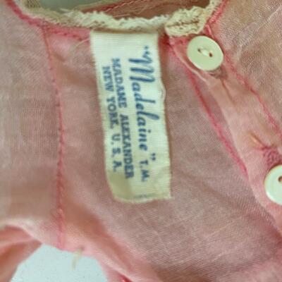 Vintage organza Madame Alexander Madelaine DRESS