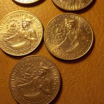 7- Centennial quarters.