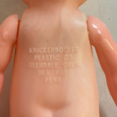 Lot of vintage hard plastic dolls, Knickerbocker Plastic Co.