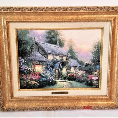 Lot #62  Thomas Kincaid Artwork - "Julianne's Cottage"