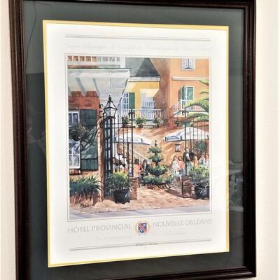 Lot #65  Hotel Provincial (French Quarter) - Signed Poster