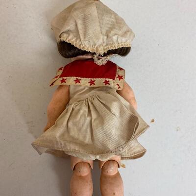 Vintage R & B â€œLittlest Angelâ€ doll in original Sailor ensemble