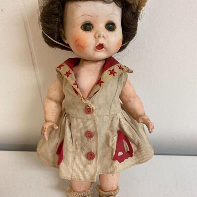 Vintage R & B â€œLittlest Angelâ€ doll in original Sailor ensemble