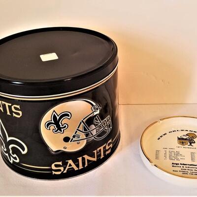 Lot #73  New Orleans Saints Stuff - vintage ashtray