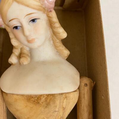 Vintage Wooden & Bisque Mannequin Doll â€œAâ€