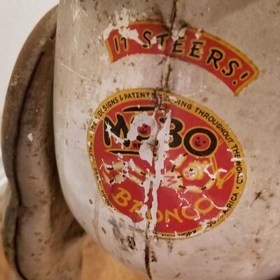 Lot #83  1950's-1960's English Bouncy Horse - Mobo Bronco