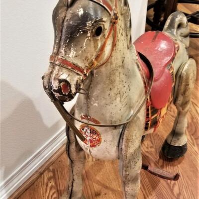 Lot #83  1950's-1960's English Bouncy Horse - Mobo Bronco