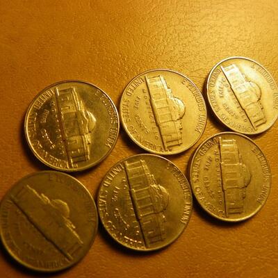 Mix of Nickels 1941,48,59,62,53.