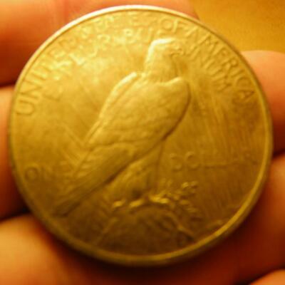 1924 Liberty head silver dollar.