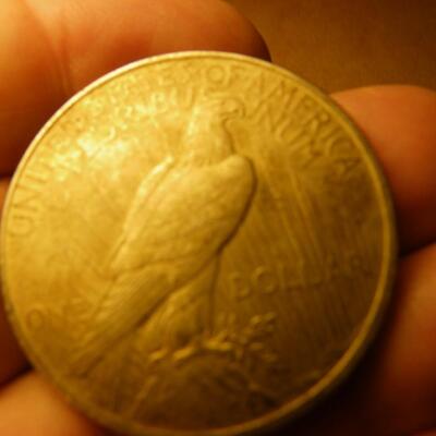 1924 Liberty head silver dollar.