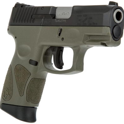 Taurus® G2c Matte Black /OD Green 9mm Luger Compact 12 Rds (Lot 23)