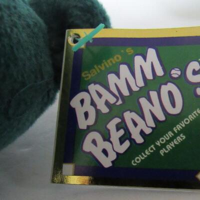 3 Bam Beano Bears Plush Beanbags, Baseball Players Ripkin Jr, Jones, McGwire