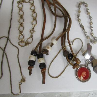 Large Lot of Well Used Jewelry, Braclets, Necklaces, Unsigned