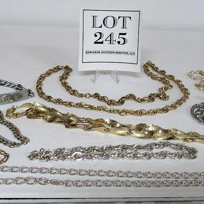 Lot of Older Costume Jewelry Necklaces and Bracelets, Chunky