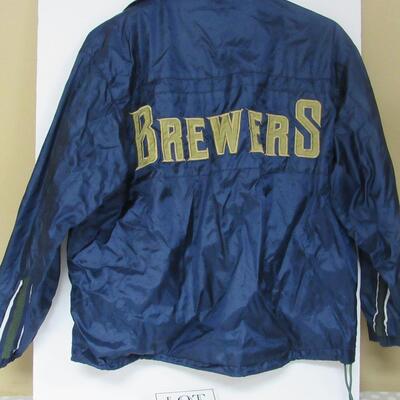 Nice Brewers Jacket, Size MD/M 10-12 Youth/Boy
