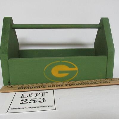 Green Bay Packers Wood Tote 11" Long