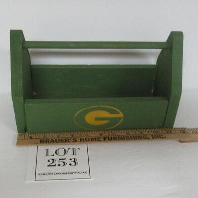 Green Bay Packers Wood Tote 11" Long