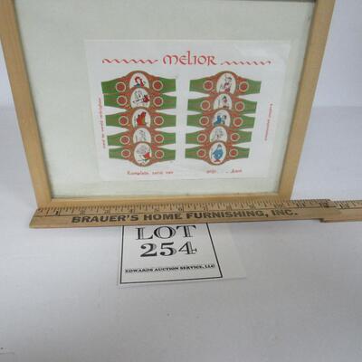 Comic Characters Cigar Bands In Shadow Box