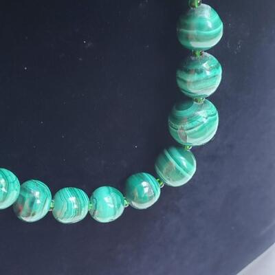 Green vintage necklace