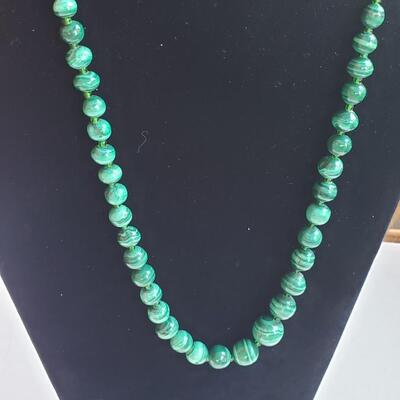 Green vintage necklace