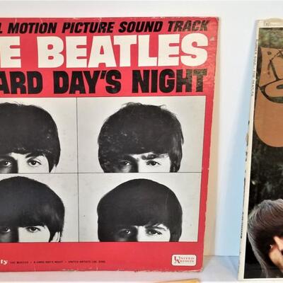 Lot #84  Beatles Album Collection - Hard Day's Night, Rubber Soul, Sgt Pepper, Meet the Beatles