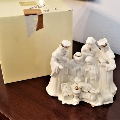 Lot #97  MIKASA Nativity Figurine with original box