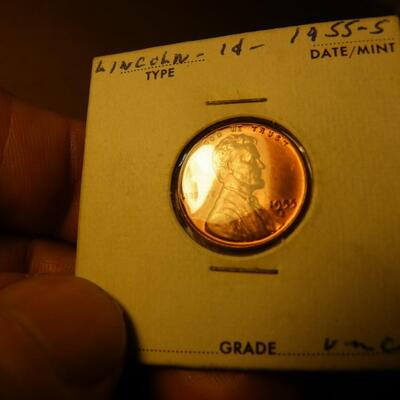 Lincoln One cent 1955-s.